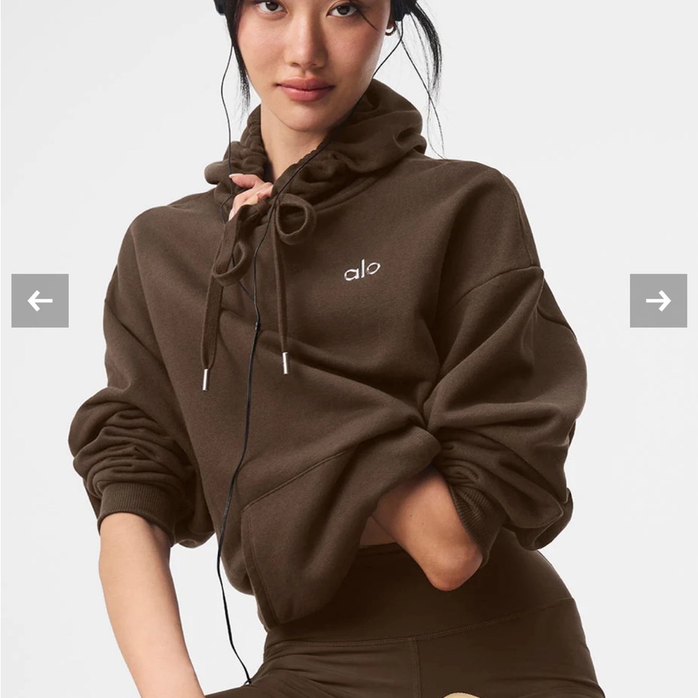 ALO Yoga Women's Brown Hoodie